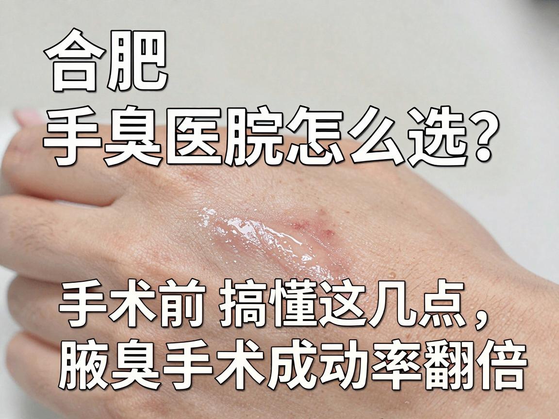合肥腋臭手术医院怎么选?手术前搞懂这几点,腋臭手术成功率翻倍 合肥腋臭手术医院怎么选?手术前搞懂这几点,腋臭手术成功率翻倍