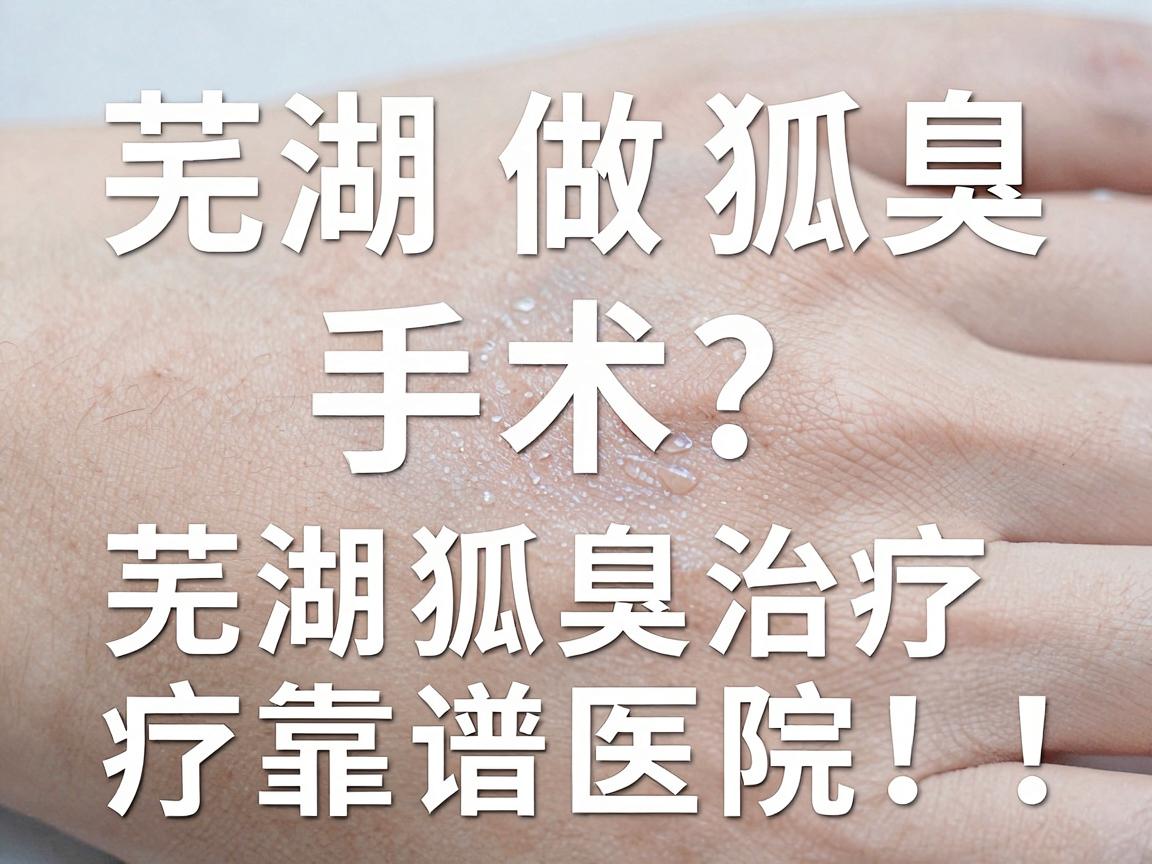 芜湖做狐臭手术去哪家医院？盘点芜湖狐臭治疗靠谱医院，别选错！