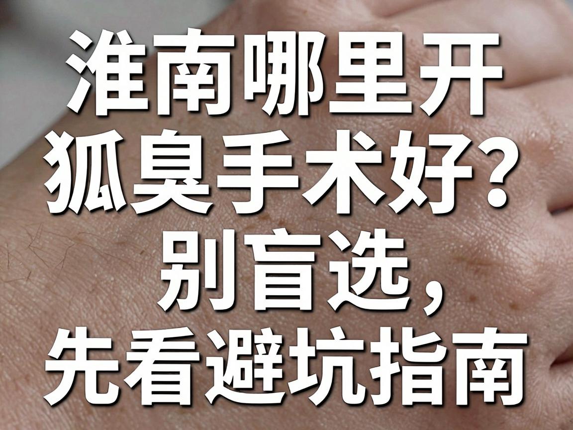 淮南哪里开狐臭手术好?别盲选,先看这份避坑指南 淮南哪里开狐臭手术好?别盲选,先看这份避坑指南