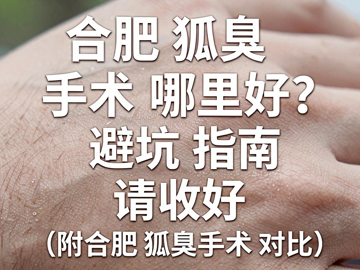 合肥狐臭手术哪里好?这份避坑指南,请收好(附合肥狐臭手术对比) 合肥狐臭手术哪里好?这份避坑指南,请收好(附合肥狐臭手术对比)