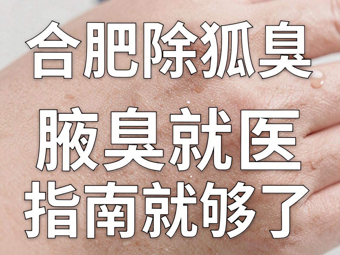 合肥腋臭医院怎么选？合肥除狐臭，看这篇合肥腋臭就医指南就够了