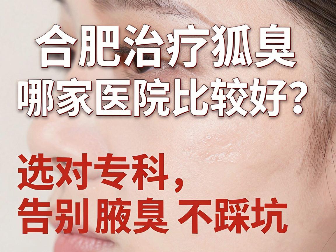 合肥治疗狐臭哪家医院比较好?选对专科,告别腋臭不踩坑 合肥治疗狐臭哪家医院比较好?选对专科,告别腋臭不踩坑