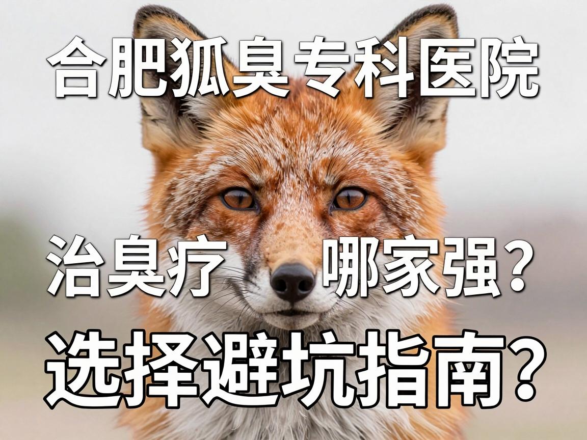 狐臭治疗哪家强？合肥狐臭专科医院选择避坑指南