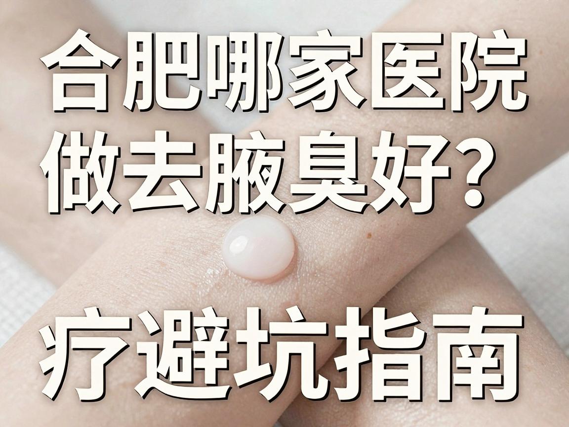 合肥哪家医院做去腋臭好?别急,先看这份合肥腋臭治疗避坑指南 合肥哪家医院做去腋臭好?别急,先看这份合肥腋臭治疗避坑指南
