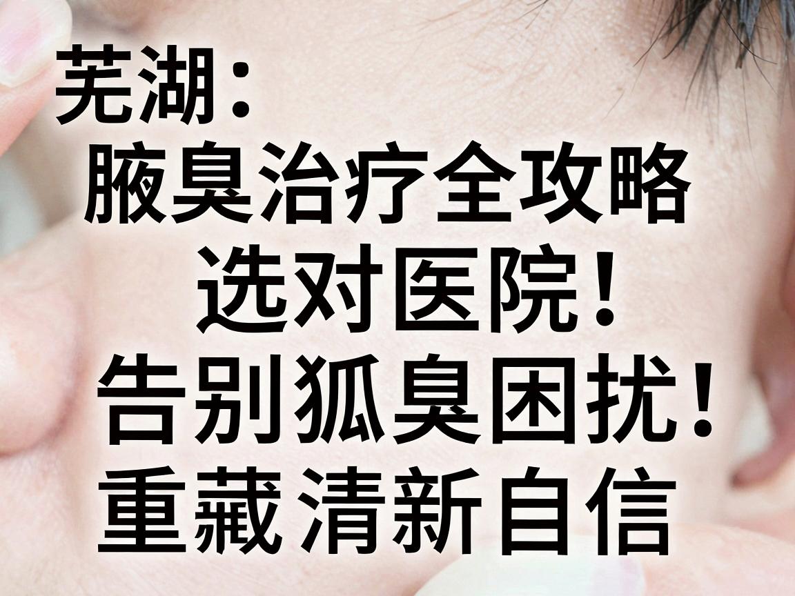 芜湖腋臭治疗全攻略,选对医院,告别狐臭困扰,重获清新自信 芜湖腋臭治疗全攻略,选对医院,告别狐臭困扰,重获清新自信