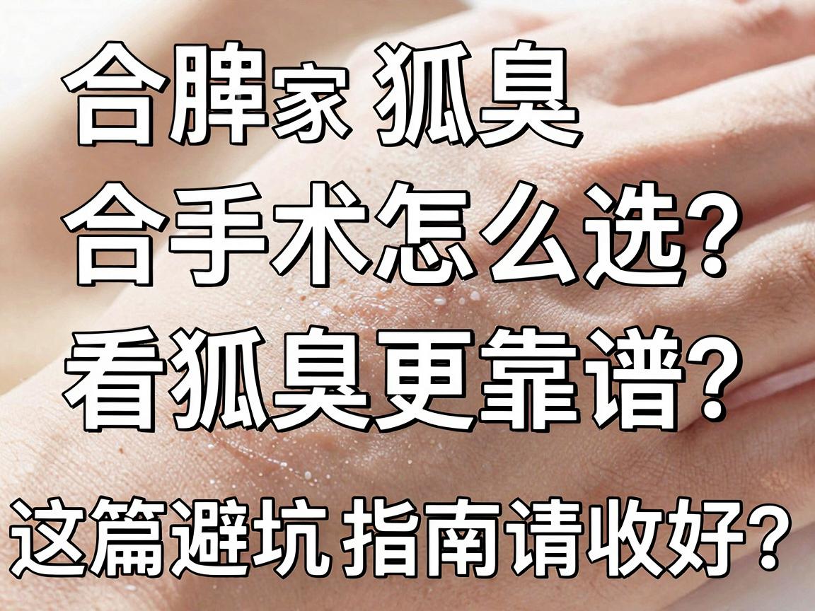 狐臭手术怎么选?合肥哪家医院看狐臭更靠谱?这篇避坑指南请收好 狐臭手术怎么选?合肥哪家医院看狐臭更靠谱?这篇避坑指南请收好