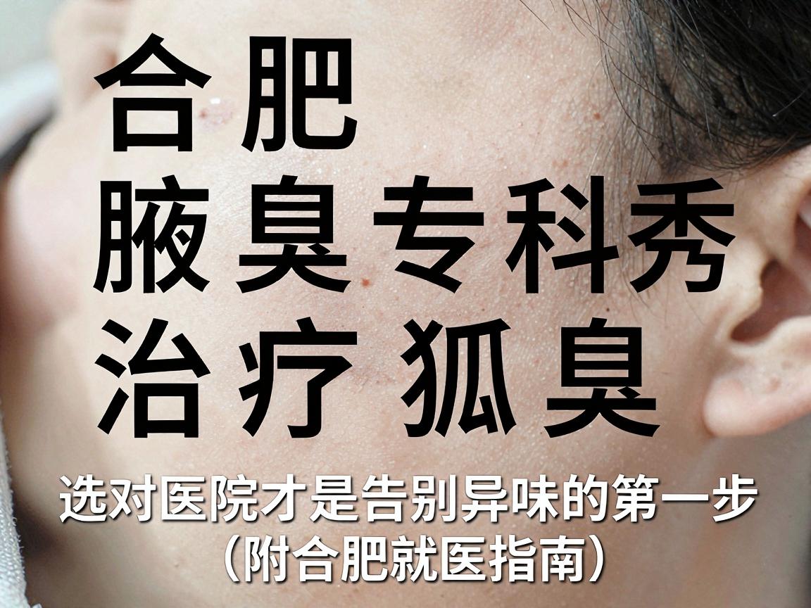 合肥腋秀腋臭专科 治疗狐臭,选对医院才是告别异味的第一步(附合肥就医指南) 合肥腋秀腋臭专科 治疗狐臭,选对医院才是告别异味的第一步(附合肥就医指南)