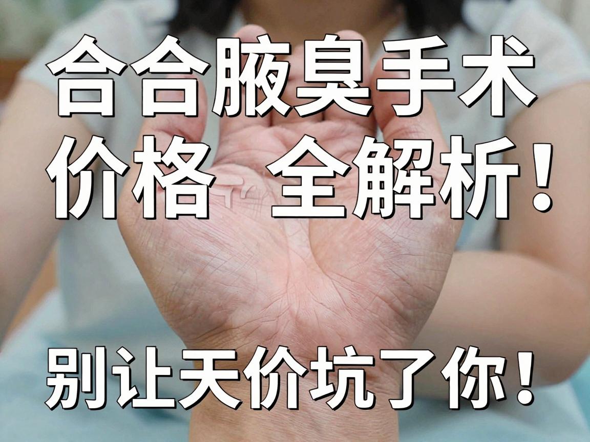 腋臭手术多少钱?合肥腋臭手术价格全解析,别让天价坑了你! 腋臭手术多少钱?合肥腋臭手术价格全解析,别让天价坑了你!