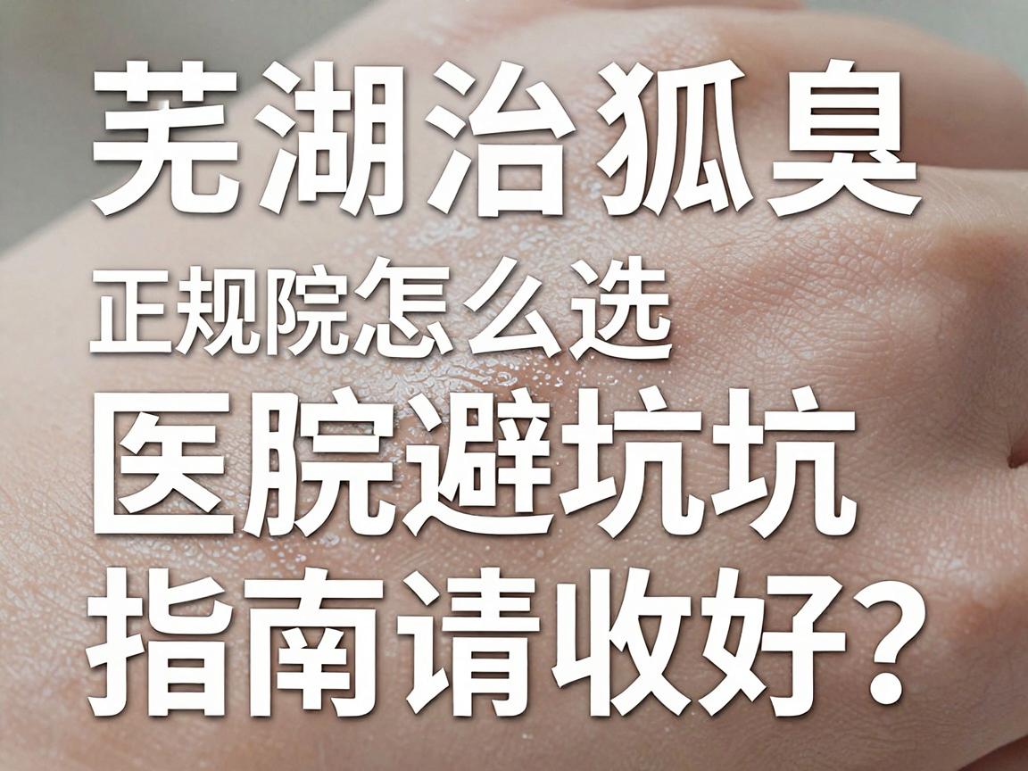 芜湖治狐臭正规医院怎么选?这份芜湖腋臭医院避坑指南请收好 芜湖治狐臭正规医院怎么选?这份芜湖腋臭医院避坑指南请收好