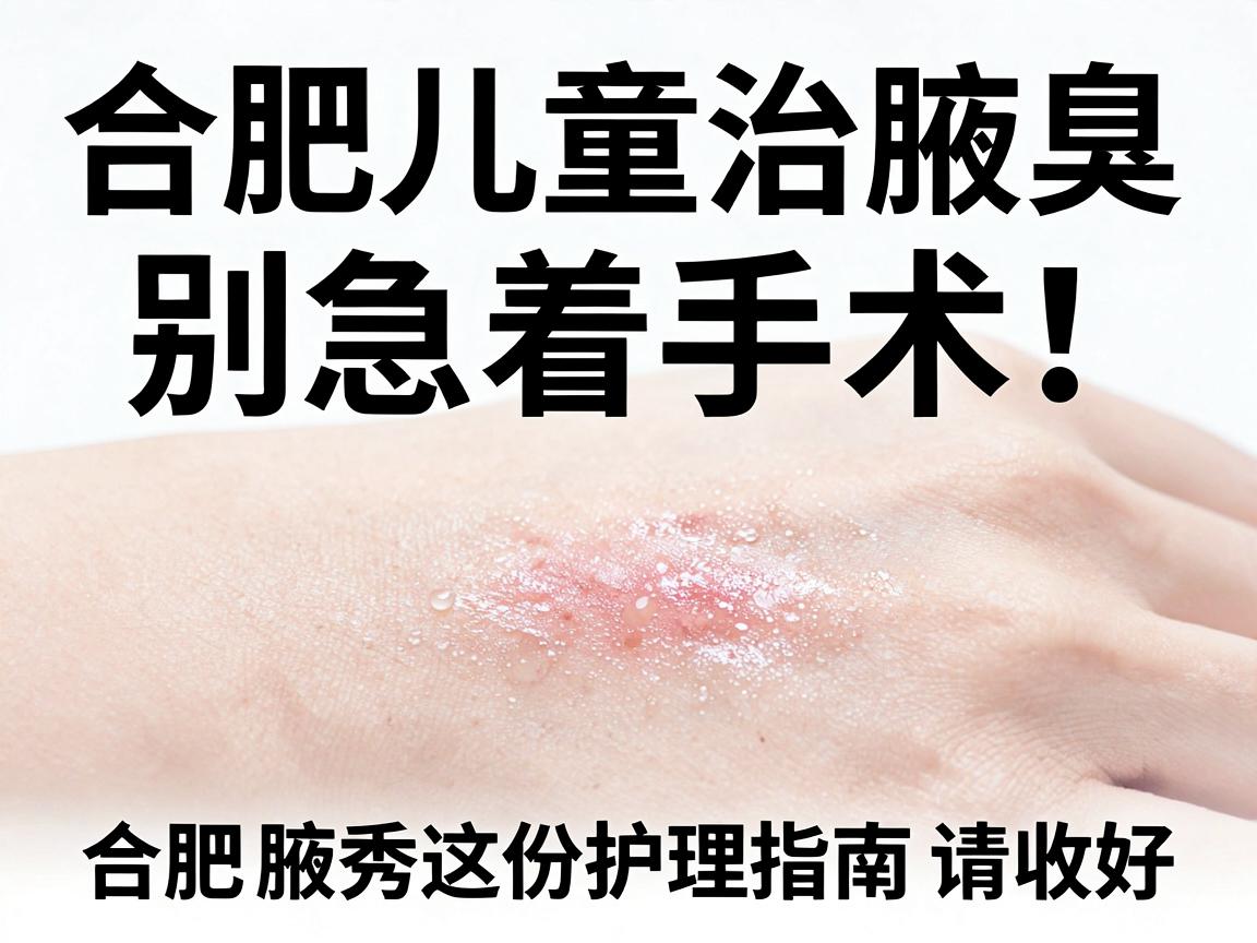 合肥儿童治腋臭,别急着手术!合肥腋秀这份护理指南请收好 合肥儿童治腋臭,别急着手术!合肥腋秀这份护理指南请收好