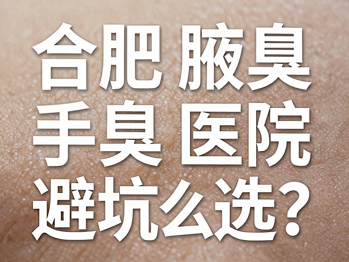 合肥腋臭手术医院怎么选?合肥专业微创腋臭医院避坑指南 合肥腋臭手术医院怎么选?合肥专业微创腋臭医院避坑指南