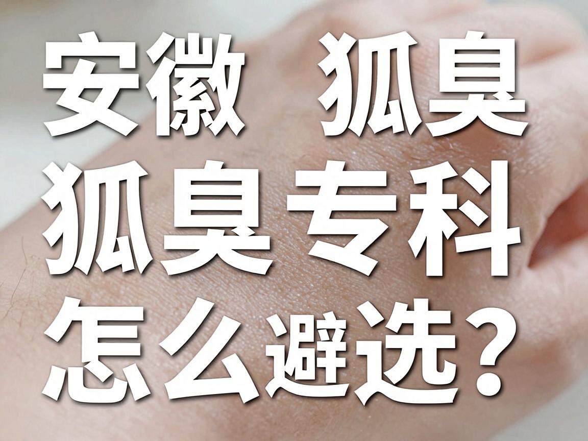 安徽狐臭医院怎么选?看狐臭专科,这三步教你避坑 安徽狐臭医院怎么选?看狐臭专科,这三步教你避坑