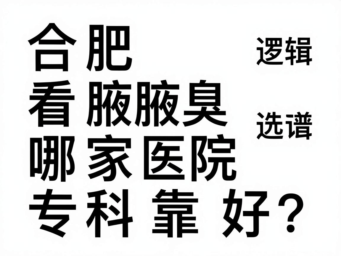 合肥看腋臭哪家医院好?合肥腋秀专科靠谱吗?一篇讲透选院逻辑 合肥看腋臭哪家医院好?合肥腋秀专科靠谱吗?一篇讲透选院逻辑