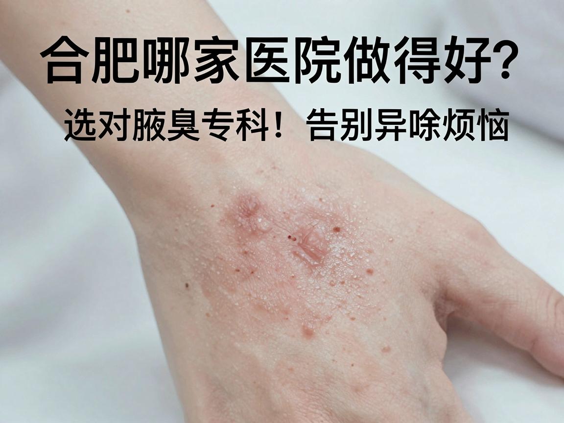 腋臭手术合肥哪家医院做得好?选对腋臭专科,告别异味烦恼 腋臭手术合肥哪家医院做得好?选对腋臭专科,告别异味烦恼