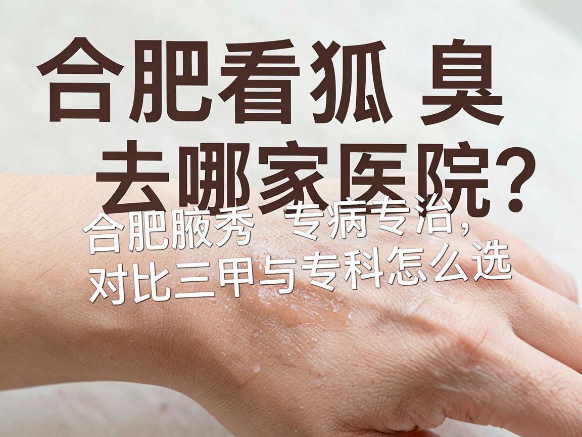 合肥看狐臭去哪家医院?合肥腋秀专病专治,对比三甲与专科怎么选 合肥看狐臭去哪家医院?合肥腋秀专病专治,对比三甲与专科怎么选