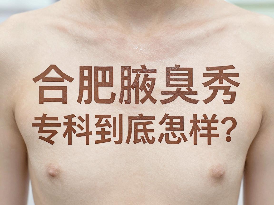 合肥腋臭医院怎么选?合肥腋秀专科到底怎样?一篇讲透 合肥腋臭医院怎么选?合肥腋秀专科到底怎样?一篇讲透