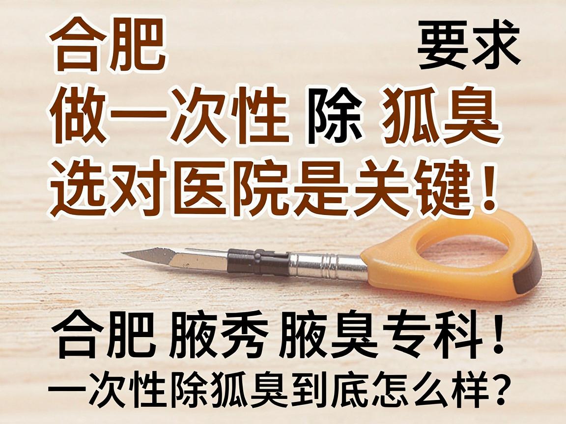 合肥做一次性除狐臭,选对医院是关键!合肥腋秀腋臭专科,一次性除狐臭到底怎么样? 合肥做一次性除狐臭,选对医院是关键!合肥腋秀腋臭专科,一次性除狐臭到底怎么样?