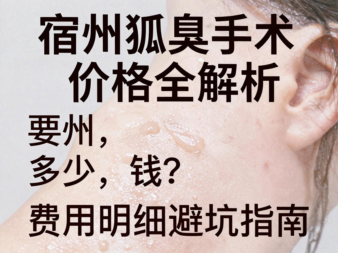 宿州狐臭手术多少钱?费用明细与避坑指南,宿州狐臭手术价格全解析 宿州狐臭手术多少钱?费用明细与避坑指南,宿州狐臭手术价格全解析