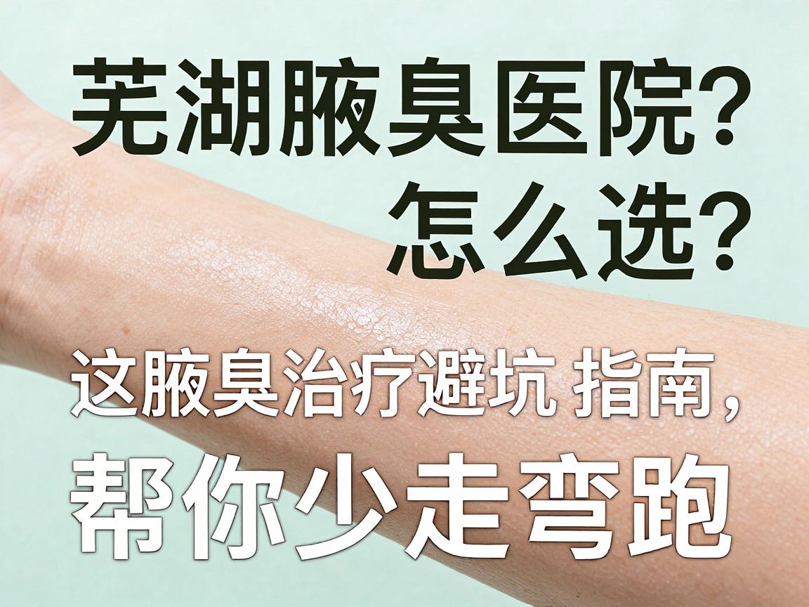 芜湖腋臭医院怎么选?这份腋臭治疗避坑指南,帮你少走弯路 芜湖腋臭医院怎么选?这份腋臭治疗避坑指南,帮你少走弯路