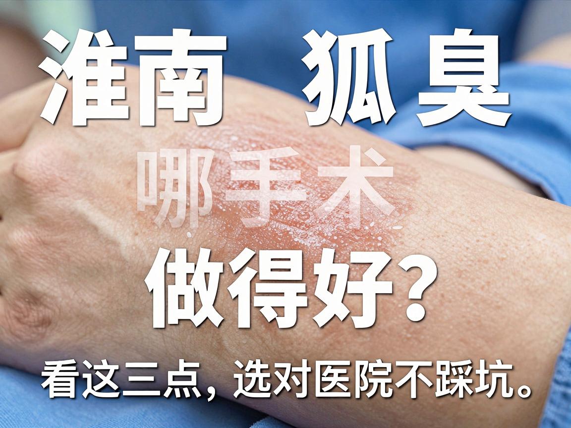 淮南狐臭手术哪个医院做得好？看这三点，选对医院不踩坑
