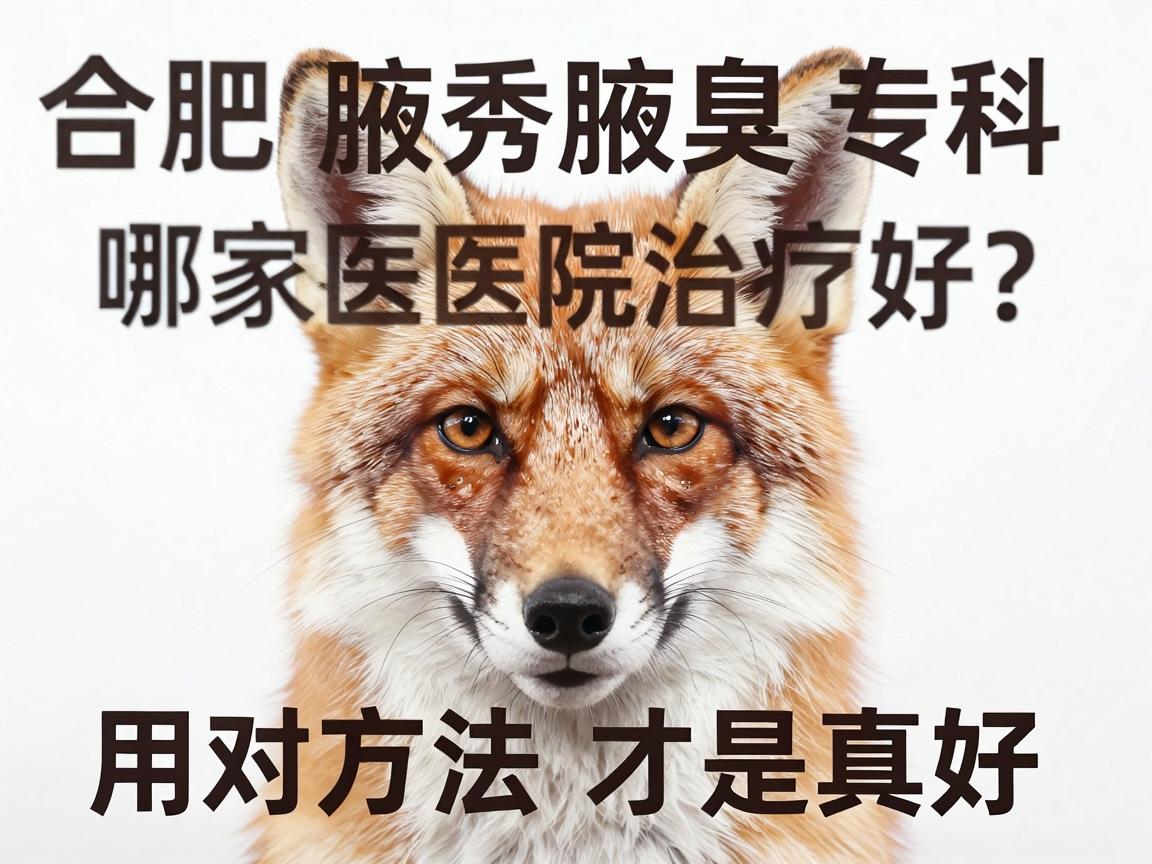 狐臭在合肥哪家医院治疗好？合肥腋秀腋臭专科，用对方法才是真好