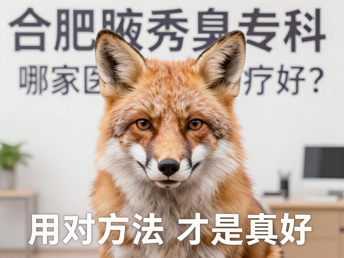 狐臭在合肥哪家医院治疗好？合肥腋秀腋臭专科，用对方法才是真好