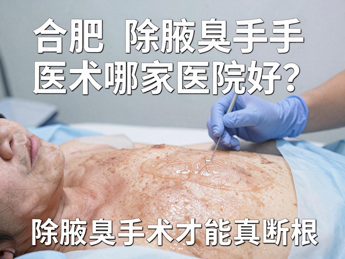 合肥除腋臭手术哪家医院好?选对医院,除腋臭手术才能真断根 合肥除腋臭手术哪家医院好?选对医院,除腋臭手术才能真断根