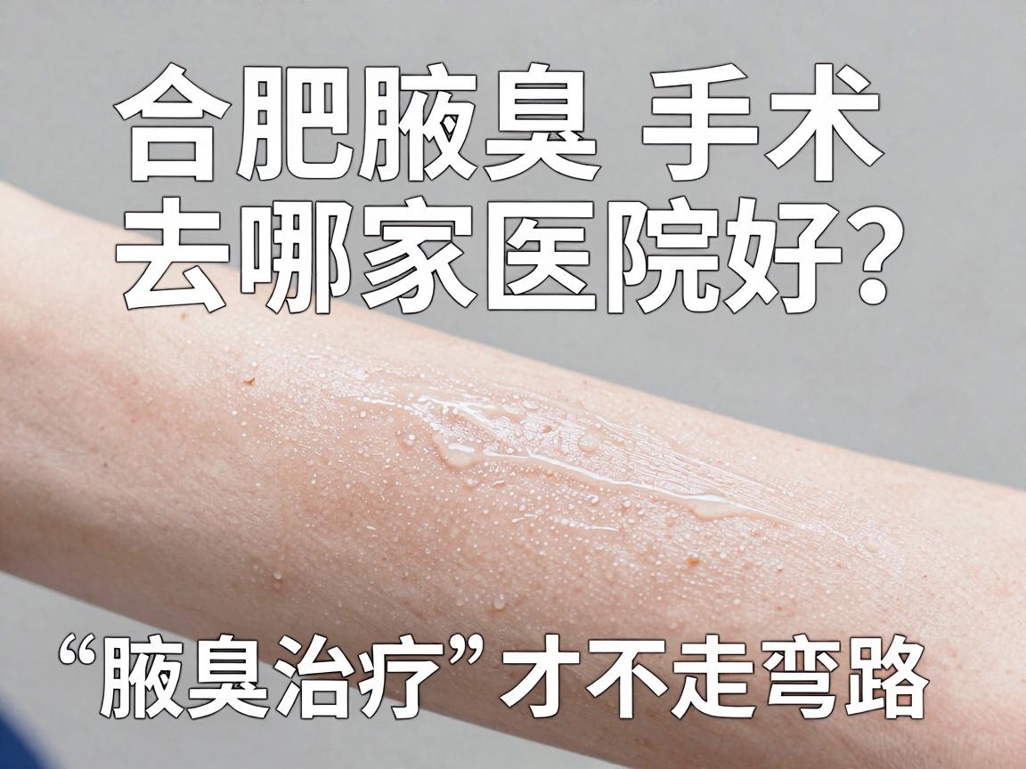 合肥腋臭手术去哪家医院好?选对医院,腋臭治疗才不走弯路 合肥腋臭手术去哪家医院好?选对医院,腋臭治疗才不走弯路