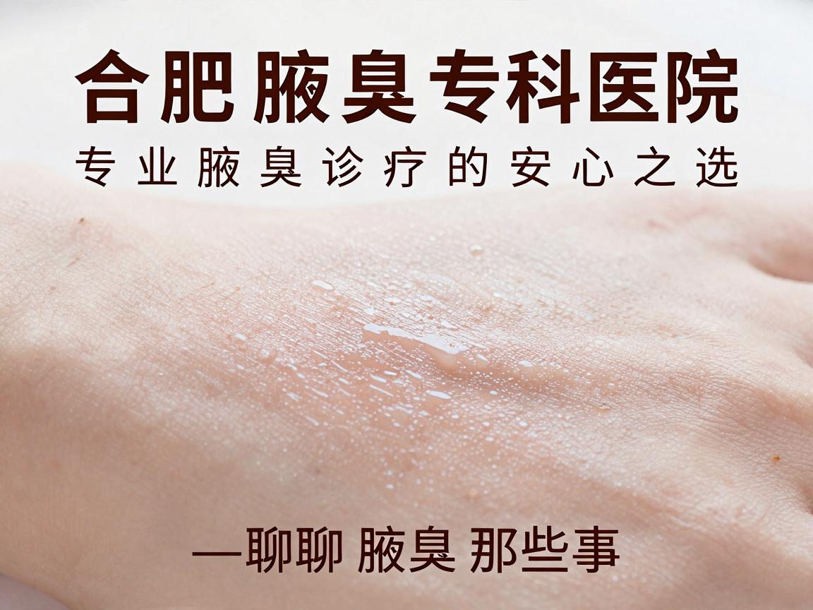 合肥腋秀腋臭专科医院，专业腋臭诊疗的安心之选—聊聊腋臭那些事