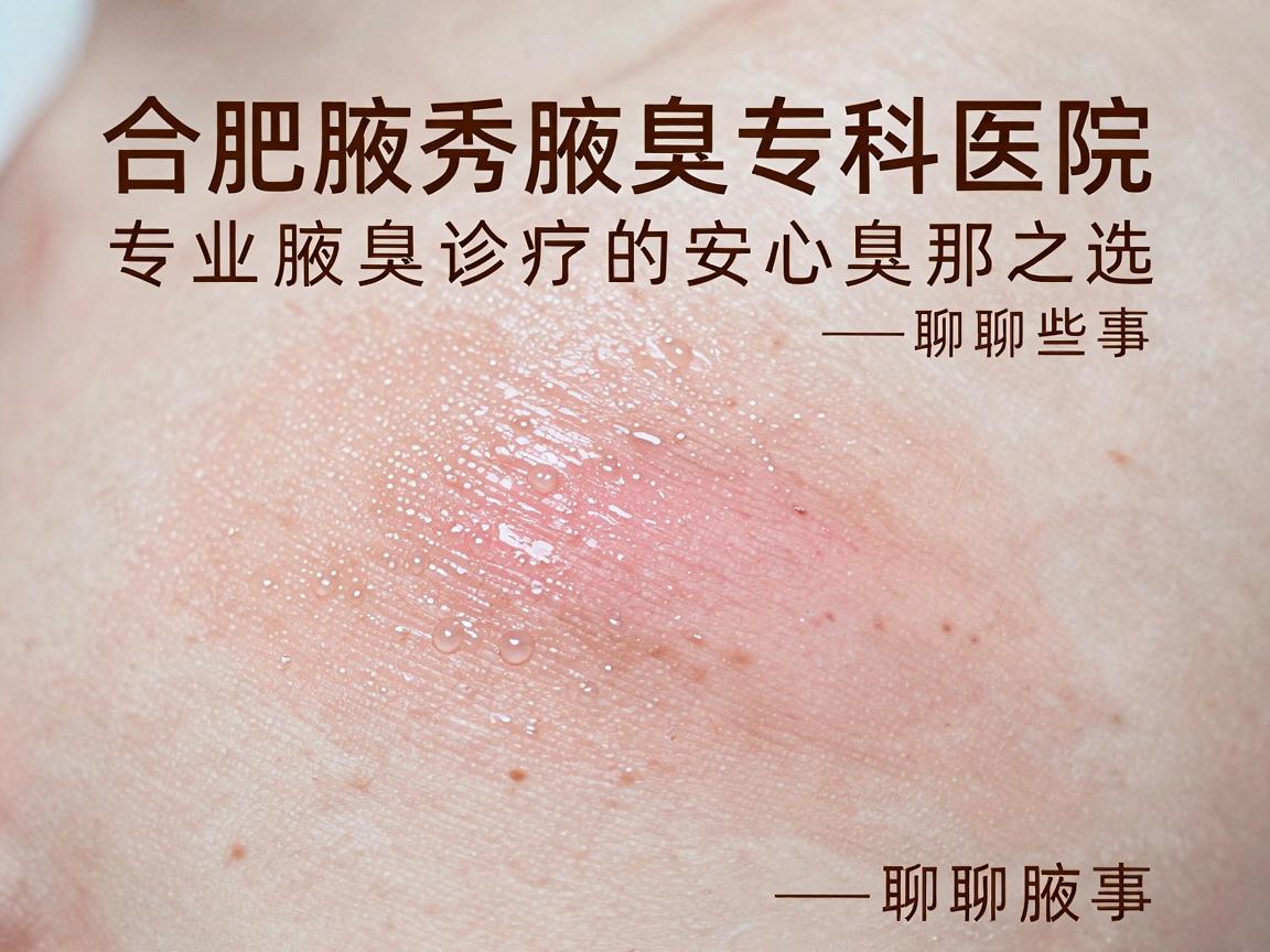 合肥腋秀腋臭专科医院，专业腋臭诊疗的安心之选—聊聊腋臭那些事