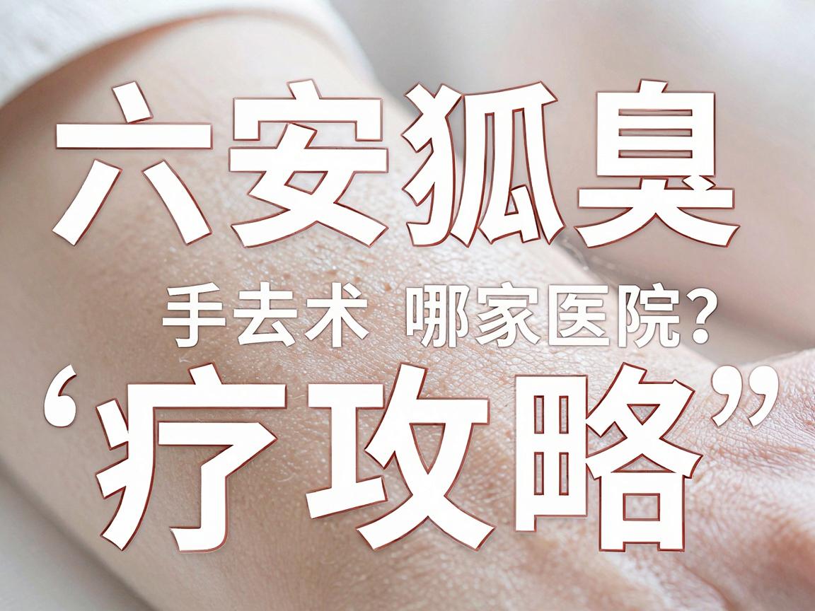 六安狐臭手术去哪家医院?六安腋臭治疗攻略与合肥腋秀专业解析 六安狐臭手术去哪家医院?六安腋臭治疗攻略与合肥腋秀专业解析