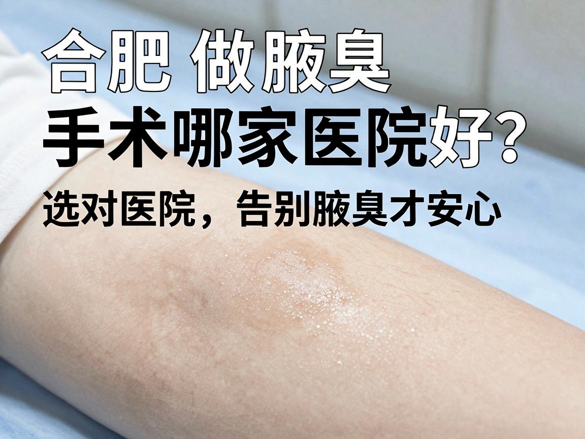 合肥做腋臭手术哪家医院好?选对医院,告别腋臭才安心 合肥做腋臭手术哪家医院好?选对医院,告别腋臭才安心