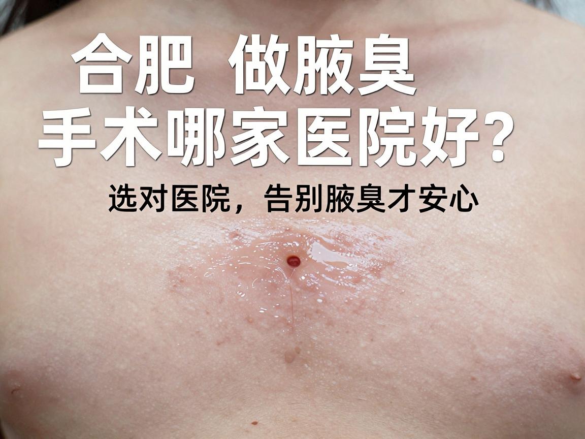 合肥做腋臭手术哪家医院好?选对医院,告别腋臭才安心 合肥做腋臭手术哪家医院好?选对医院,告别腋臭才安心