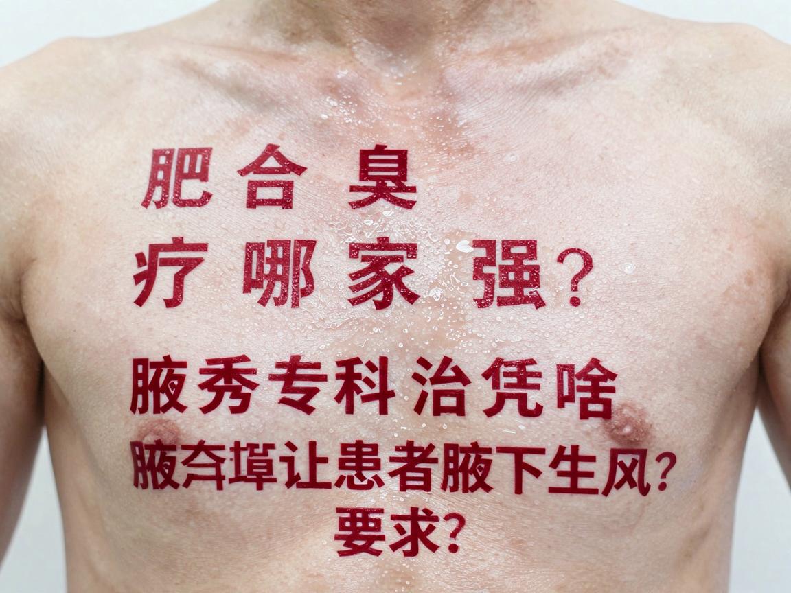 合肥腋臭治疗哪家强?腋秀专科凭啥让患者腋下生风? 合肥腋臭治疗哪家强?腋秀专科凭啥让患者腋下生风?