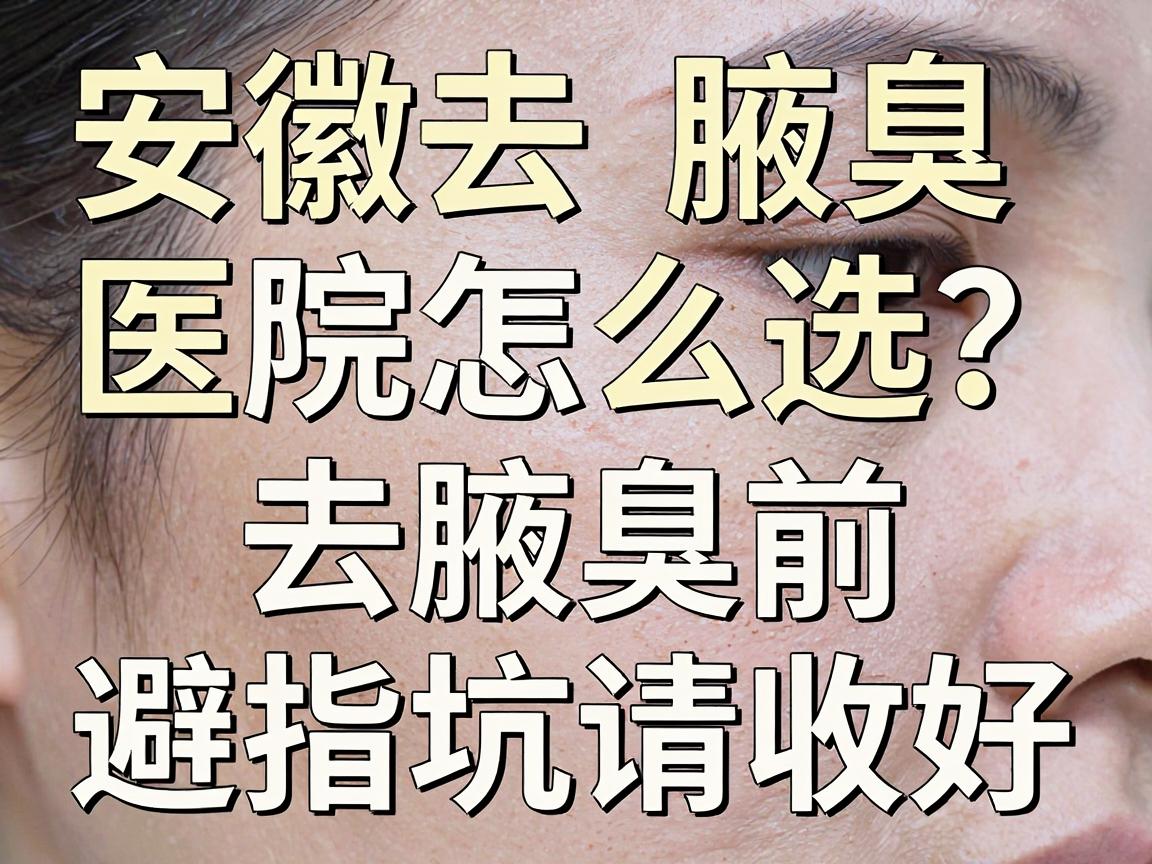 安徽去腋臭医院怎么选?去腋臭前,这份避坑指南请收好 安徽去腋臭医院怎么选?去腋臭前,这份避坑指南请收好