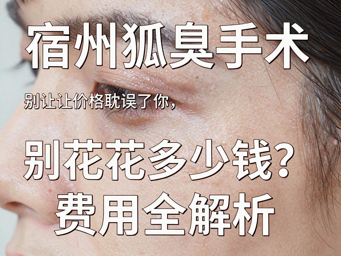 宿州狐臭手术花多少钱?别让价格盲区耽误了你,宿州狐臭手术费用全解析 宿州狐臭手术花多少钱?别让价格盲区耽误了你,宿州狐臭手术费用全解析