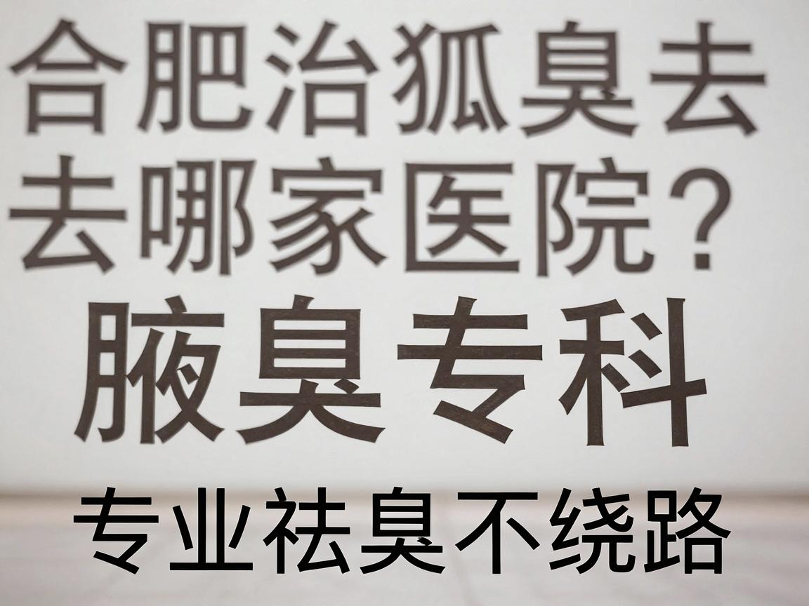 合肥治狐臭去哪家医院?合肥腋秀腋臭专科,专业祛臭不绕路 合肥治狐臭去哪家医院?合肥腋秀腋臭专科,专业祛臭不绕路