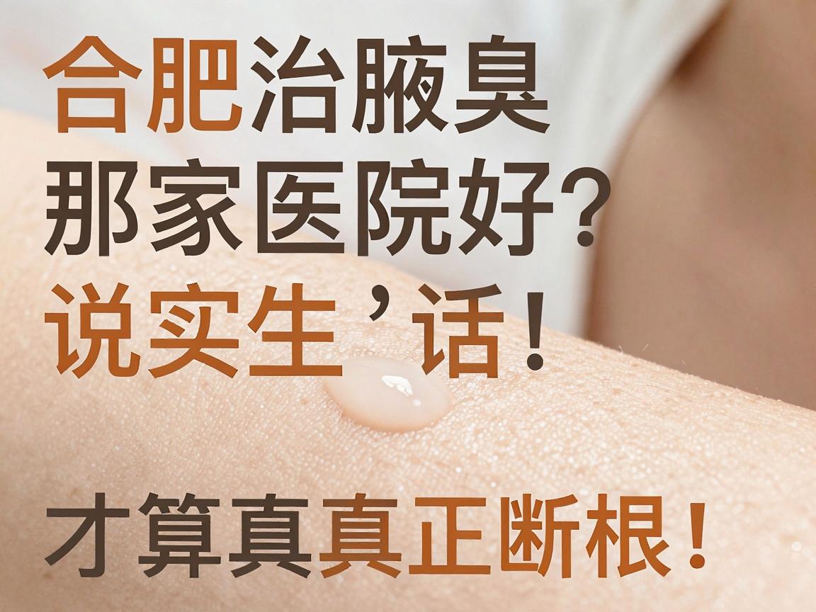 合肥治腋臭那家医院好?腋臭专科医生说实话,选对技术,合肥腋臭治疗才算真正断根! 合肥治腋臭那家医院好?腋臭专科医生说实话,选对技术,合肥腋臭治疗才算真正断根!