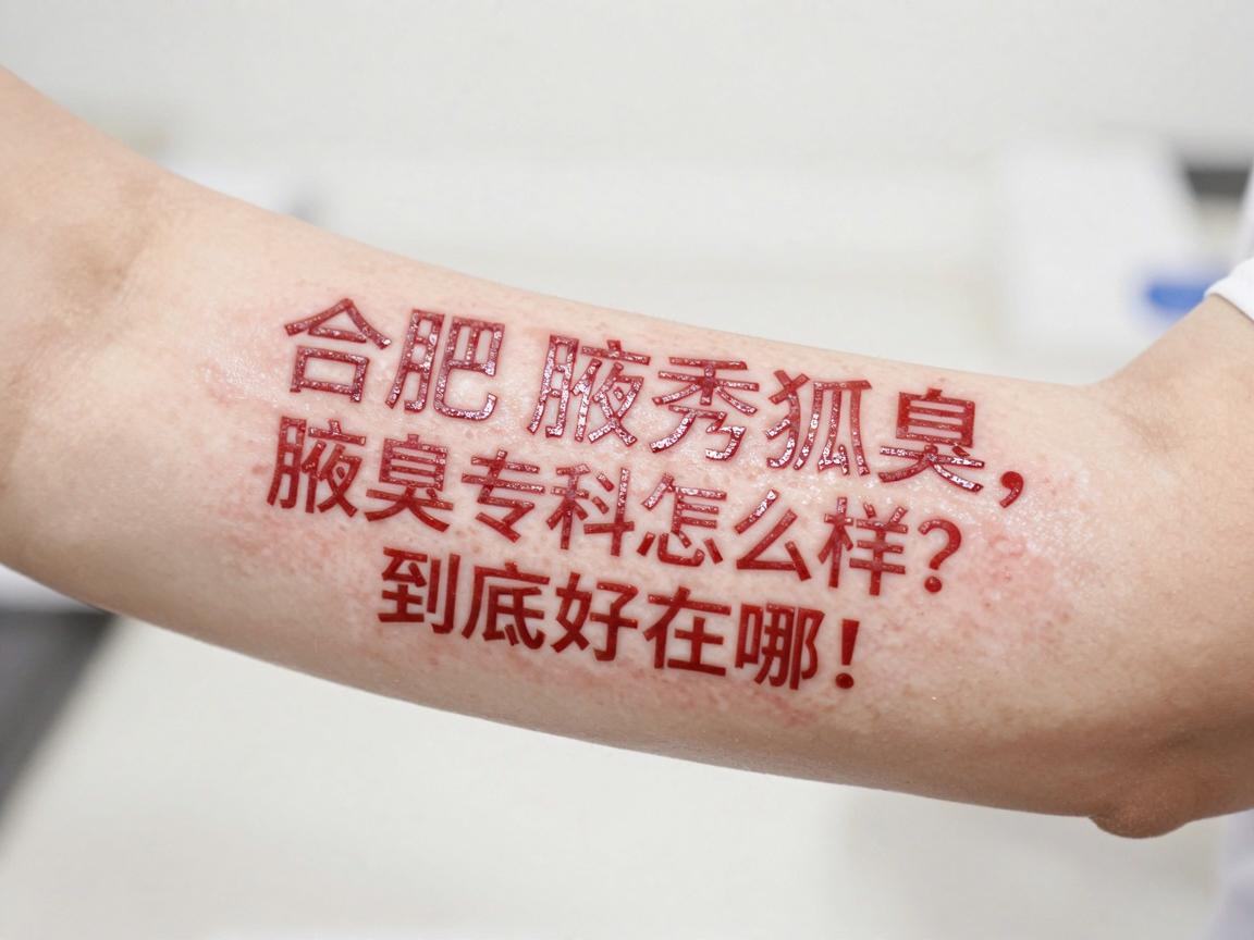合肥腋秀腋臭专科怎么样?治狐臭选合肥这家医院,到底好在哪? 合肥腋秀腋臭专科怎么样?治狐臭选合肥这家医院,到底好在哪?