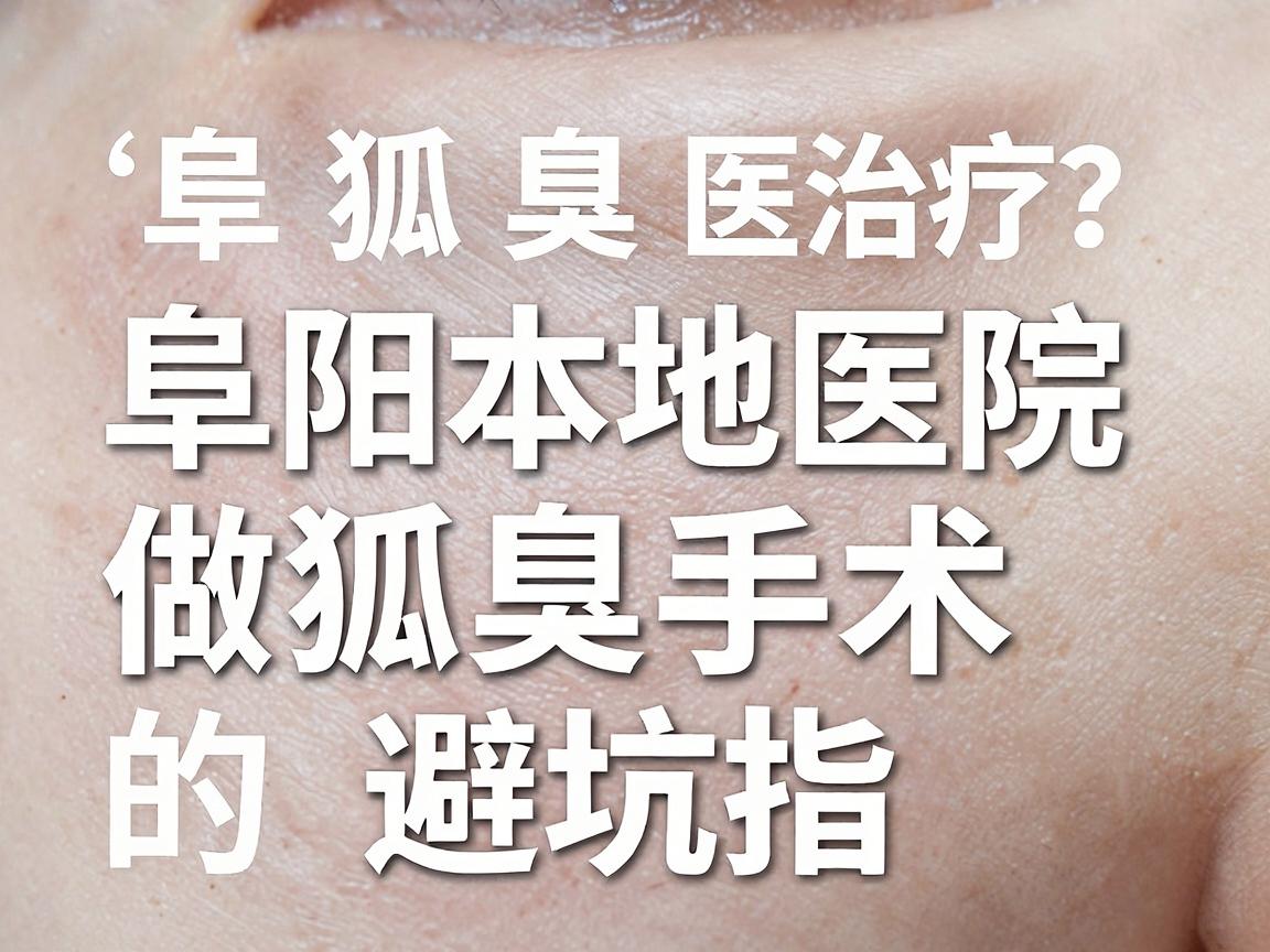 阜阳狐臭治疗去哪家医院?阜阳本地医院做狐臭手术的避坑指南 阜阳狐臭治疗去哪家医院?阜阳本地医院做狐臭手术的避坑指南