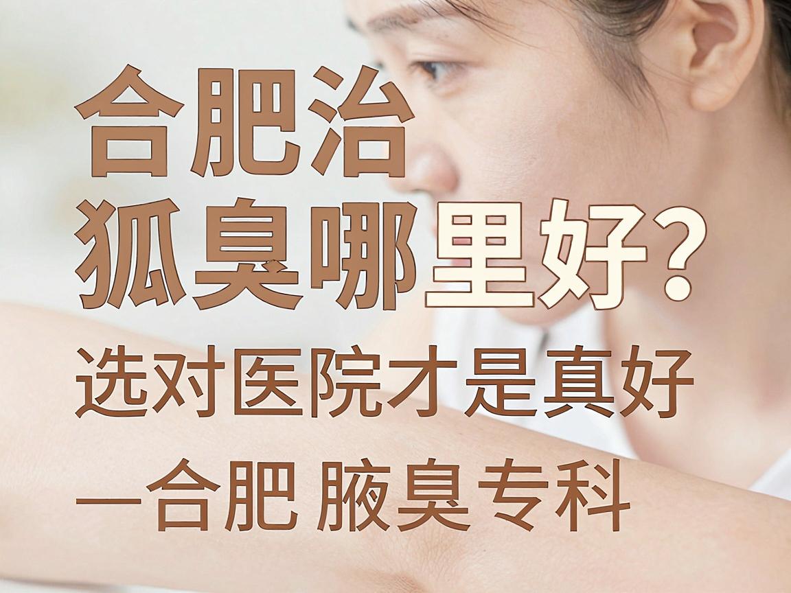 合肥治狐臭哪里好?选对医院才是真好—合肥腋秀腋臭专科深度解析 合肥治狐臭哪里好?选对医院才是真好—合肥腋秀腋臭专科深度解析
