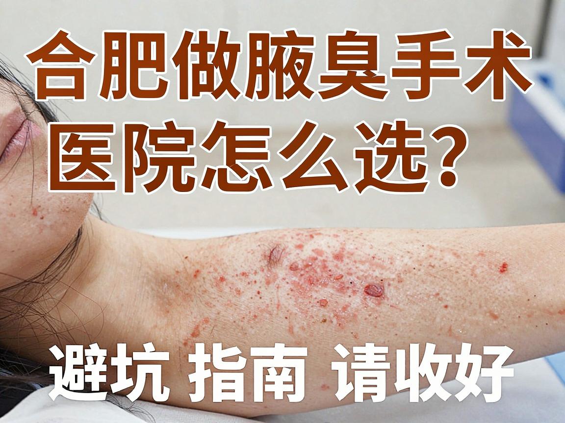 合肥做腋臭手术,医院怎么选?这份合肥腋臭手术避坑指南请收好 合肥做腋臭手术,医院怎么选?这份合肥腋臭手术避坑指南请收好