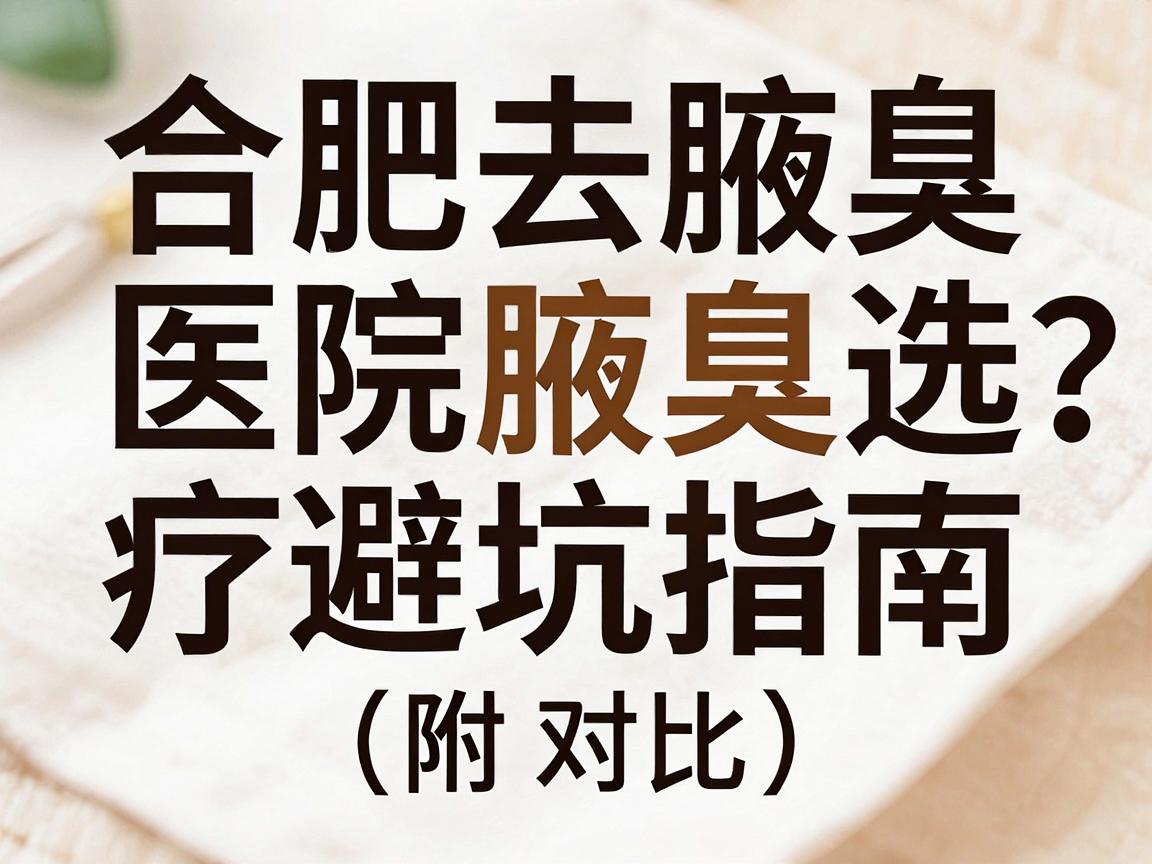合肥去腋臭医院怎么选?合肥腋臭治疗避坑指南(附对比) 合肥去腋臭医院怎么选?合肥腋臭治疗避坑指南(附对比)