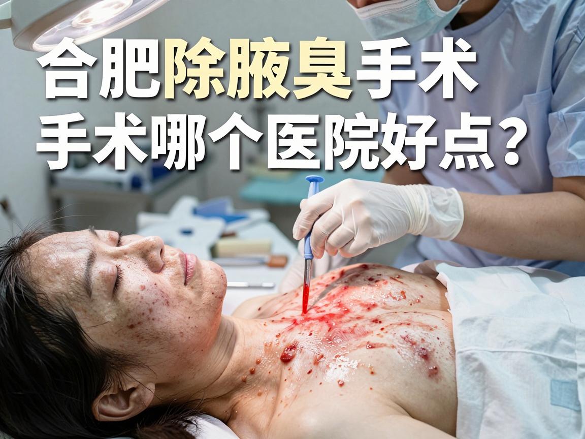 合肥除腋臭手术哪个医院好点？选对医院，除腋臭手术才不白做