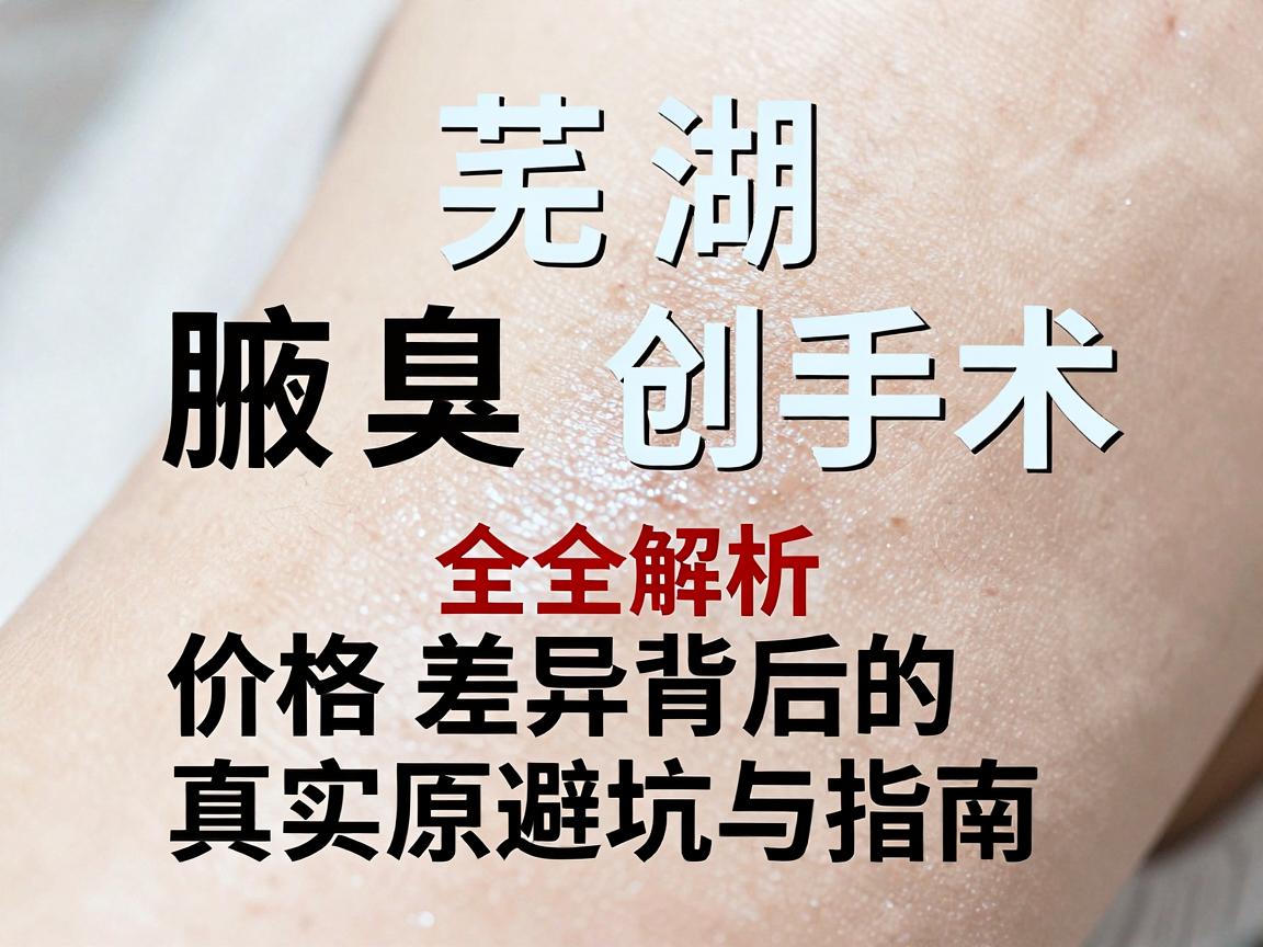 芜湖腋臭微创手术价格全解析,价格差异背后的真实原因与避坑指南 芜湖腋臭微创手术价格全解析,价格差异背后的真实原因与避坑指南