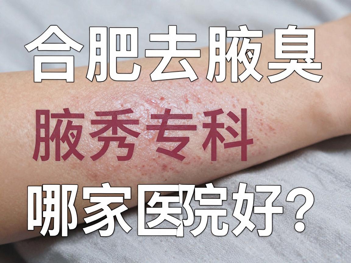 合肥去腋臭哪家医院好？合肥腋秀专科凭啥被反复推荐？