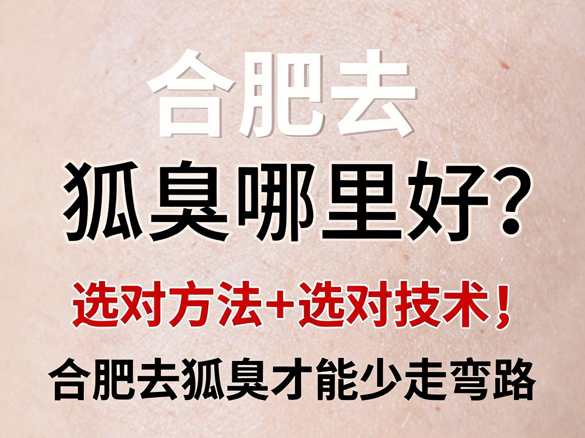 合肥去狐臭哪里好?选对方法+选对技术,合肥去狐臭才能少走弯路 合肥去狐臭哪里好?选对方法+选对技术,合肥去狐臭才能少走弯路