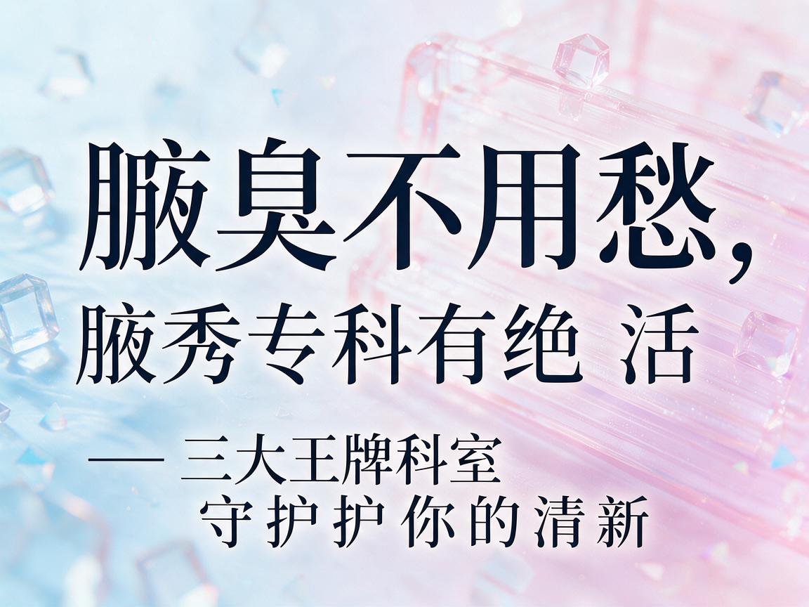 腋臭不用愁,腋秀专科有绝活—三大王牌科室守护你的清新 腋臭不用愁,腋秀专科有绝活—三大王牌科室守护你的清新