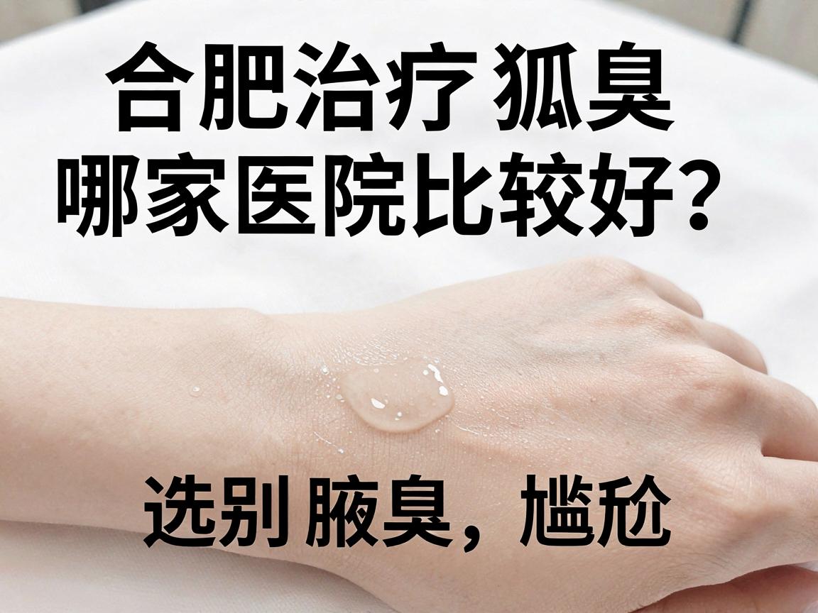 合肥治疗狐臭哪家医院比较好?选对专科,告别腋臭尴尬 合肥治疗狐臭哪家医院比较好?选对专科,告别腋臭尴尬
