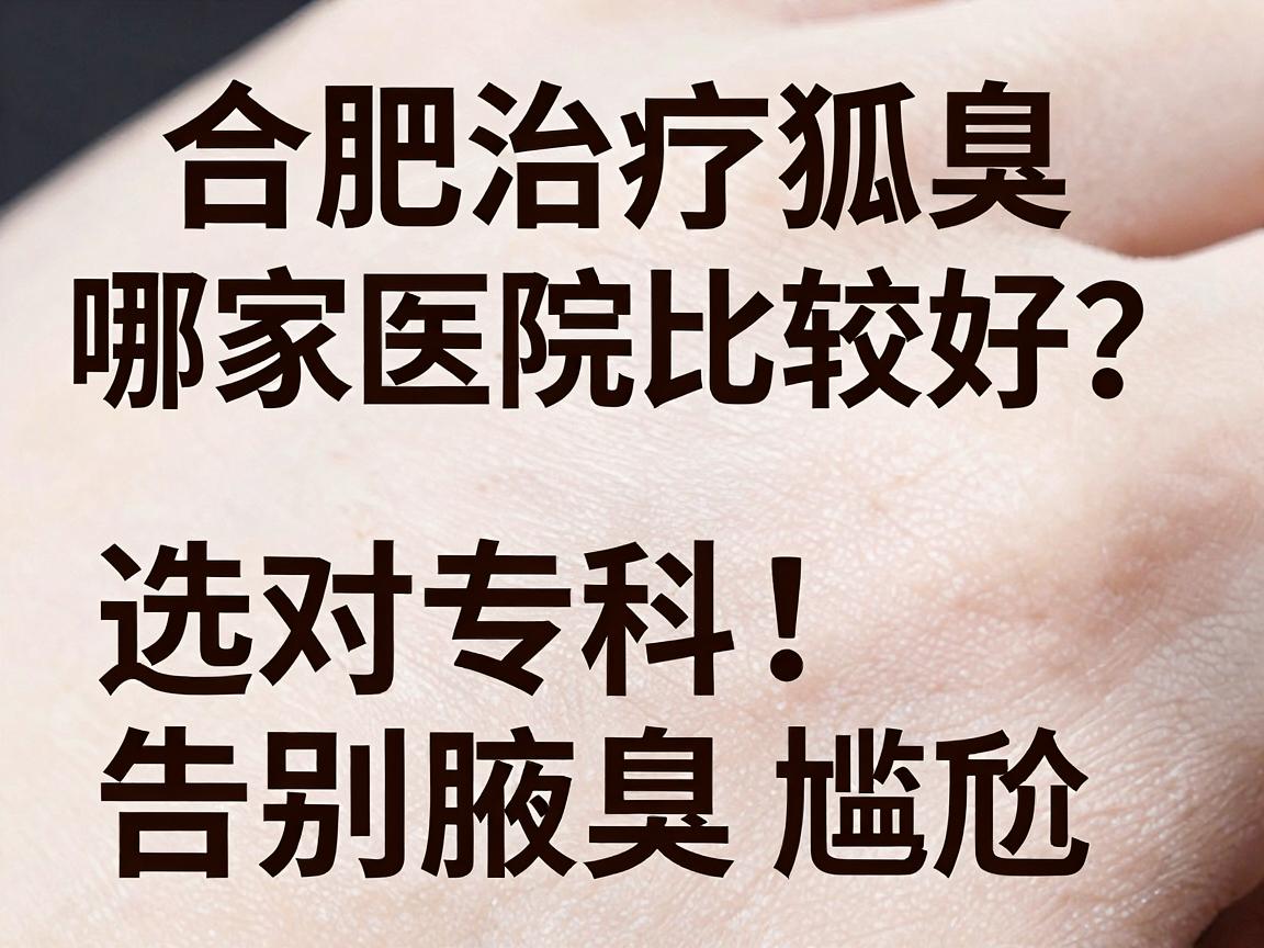 合肥治疗狐臭哪家医院比较好?选对专科,告别腋臭尴尬 合肥治疗狐臭哪家医院比较好?选对专科,告别腋臭尴尬